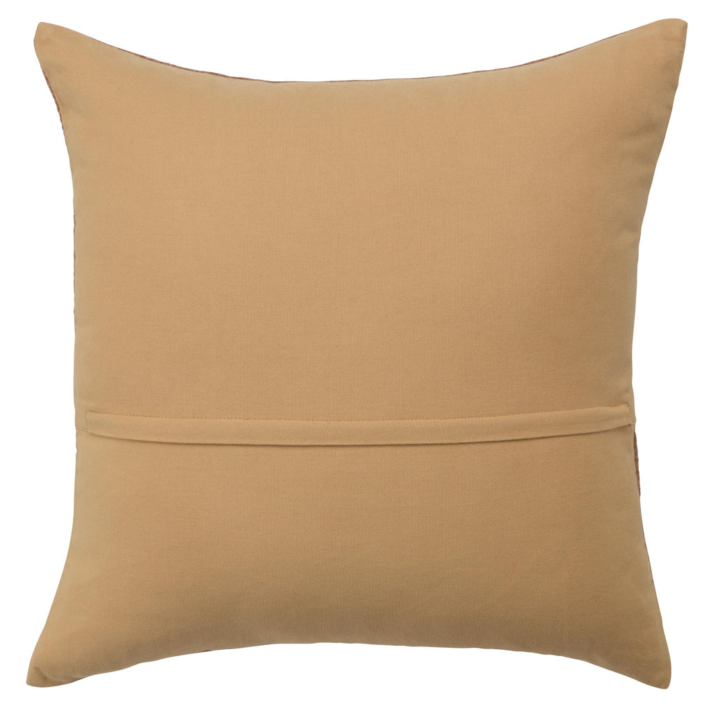 Jaipur Living Lexington Trenton Stripes Terracotta / Beige 20" x 20" Pillow