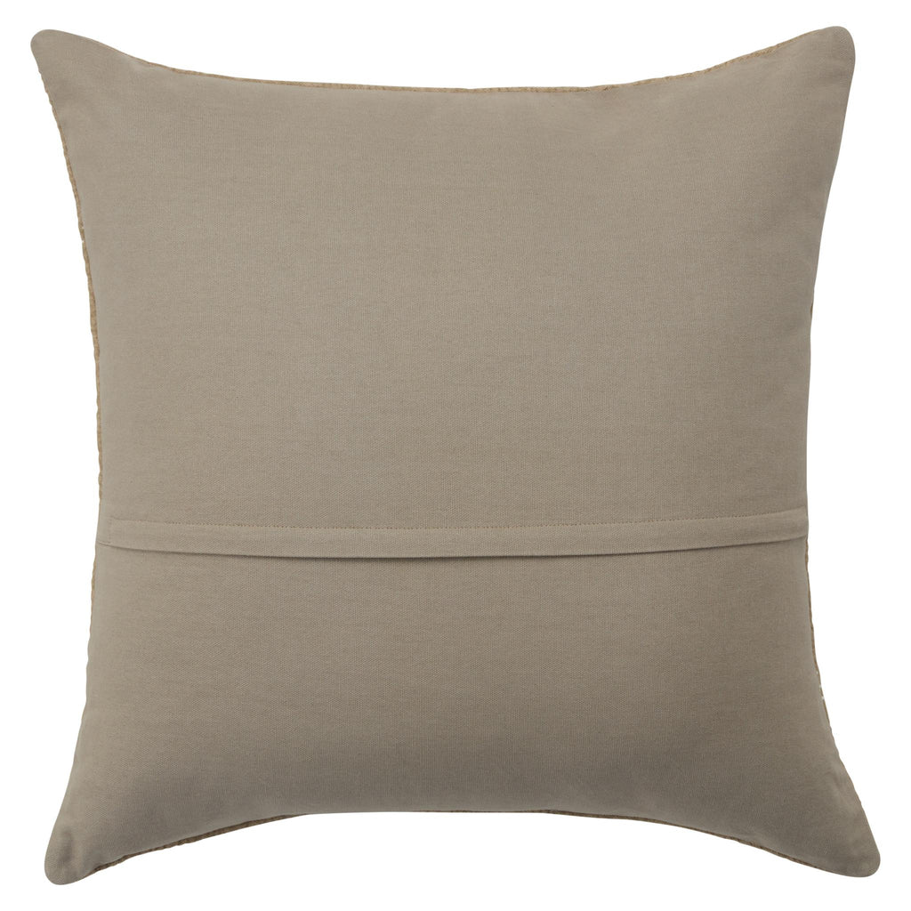 Jaipur Living Lexington Trenton Stripes Taupe / Cream 20" x 20" Pillow