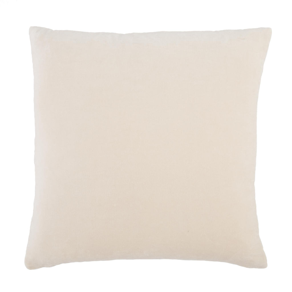 Jaipur Living Mezza Azilane Trellis Beige / Light Gray 22" x 22" Pillow