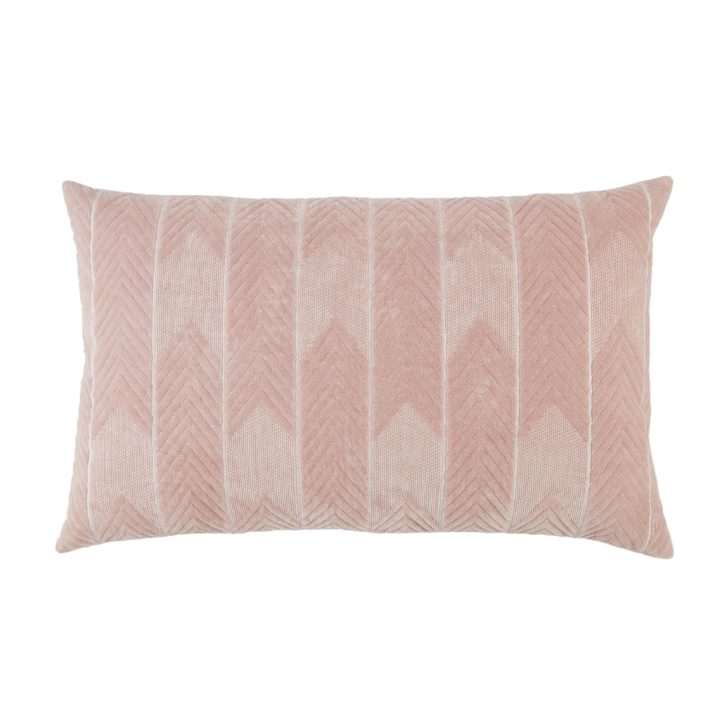 Jaipur Living Nouveau Bourdelle Chevron Blush 16" x 24" Pillow