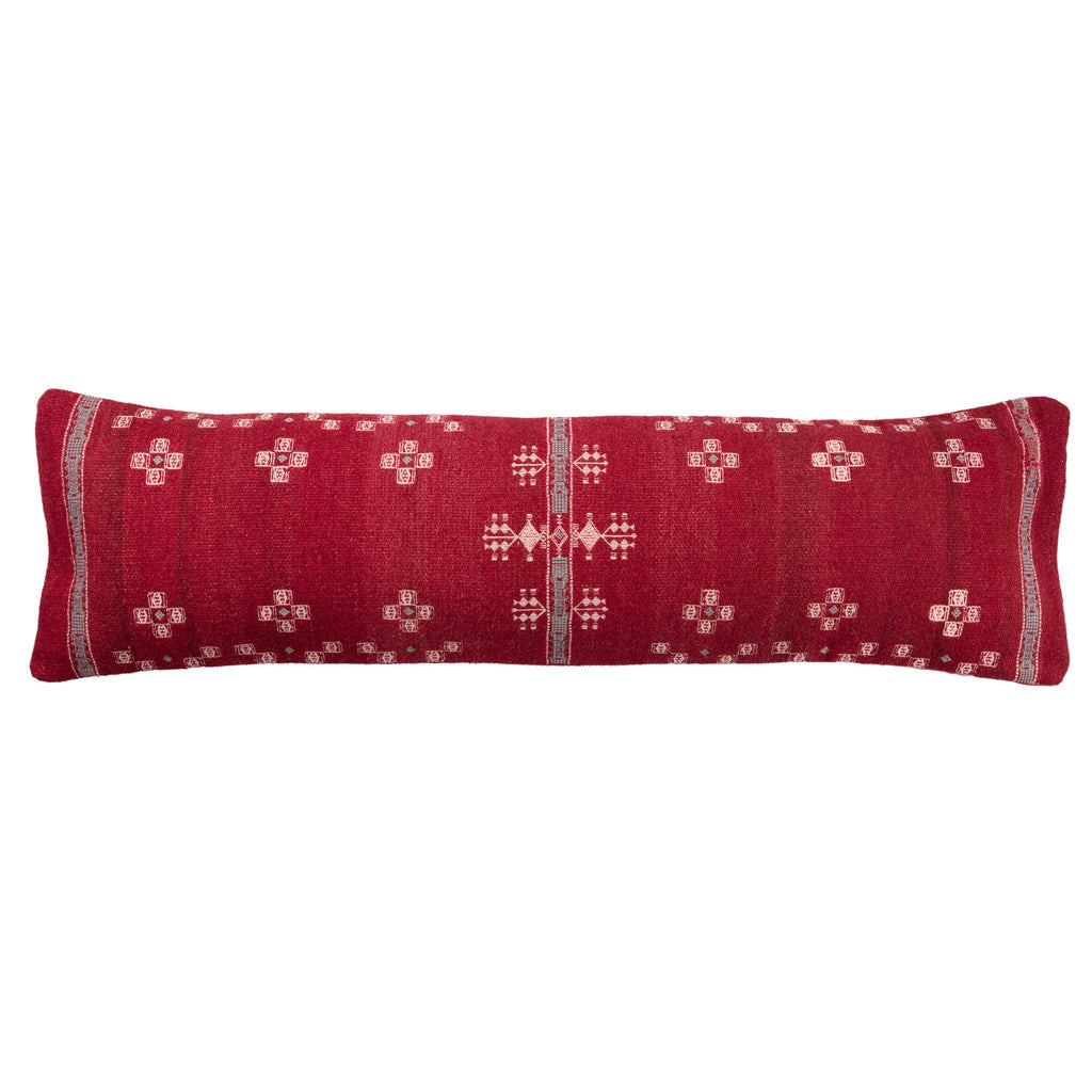 Jaipur Living Puebla Katara Tribal Red / Gray 13" x 48" Pillow