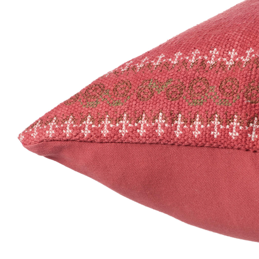 Jaipur Living Puebla Abeni Tribal Red / Brown 24" x 24" Pillow