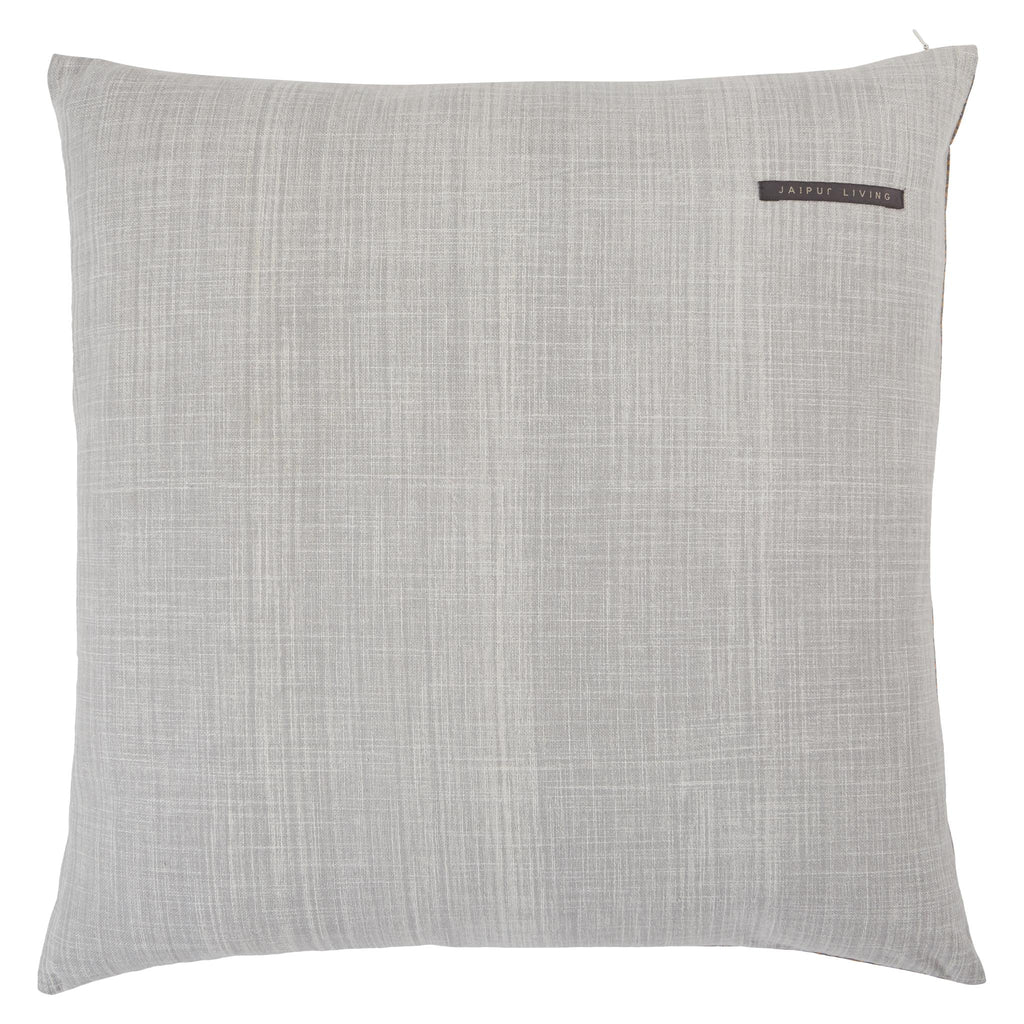 Jaipur Living Revolve Bayram Trellis Gold / Light Gray 22" x 22" Pillow