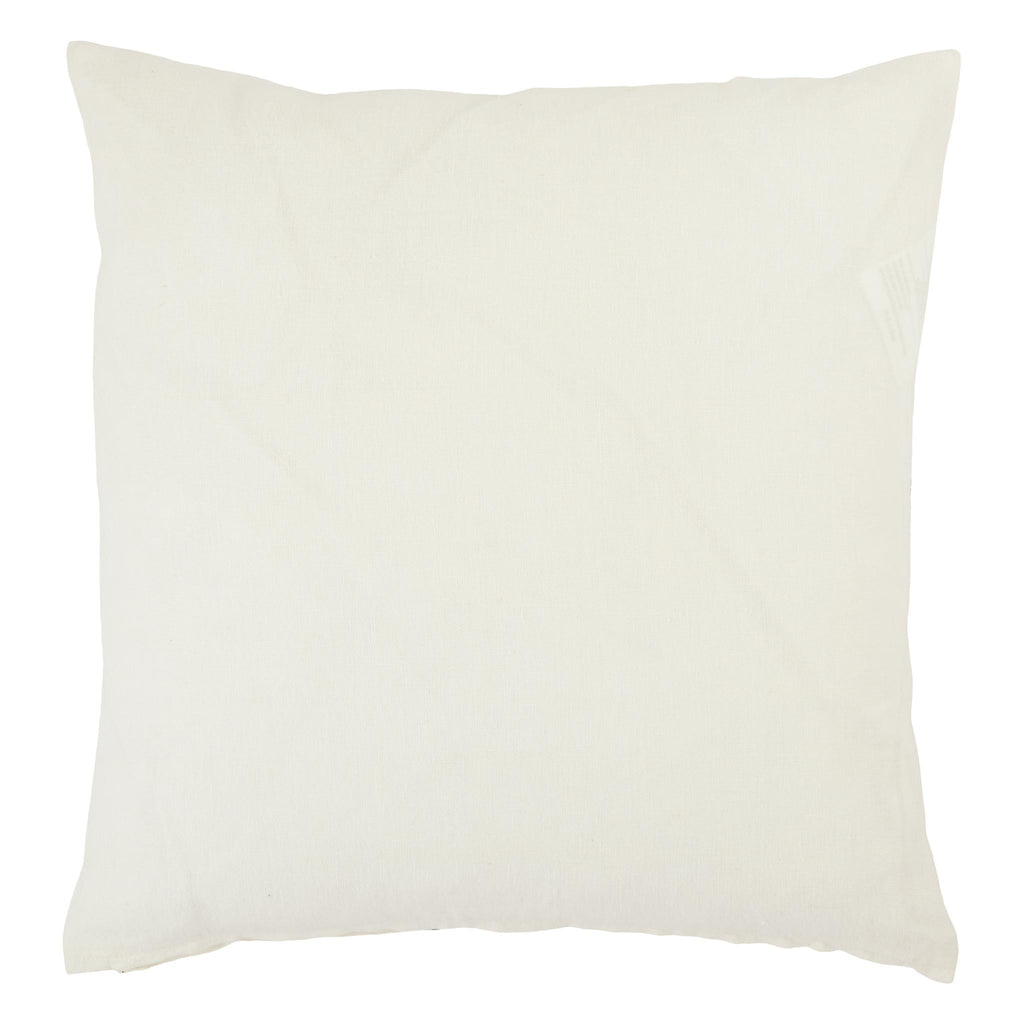 Jaipur Living Galley Pembroke Stripes White / Gray 20" x 20" Pillow