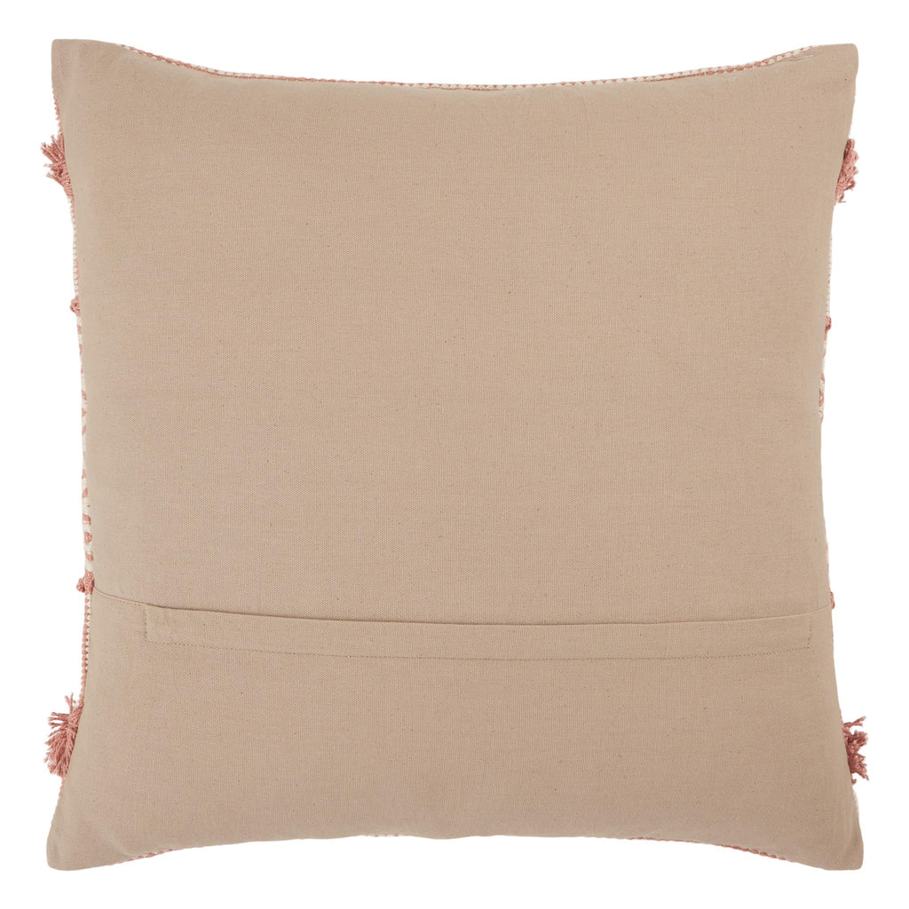 Jaipur Living Parable Imena Trellis Pink / Cream 20" x 20" Pillow