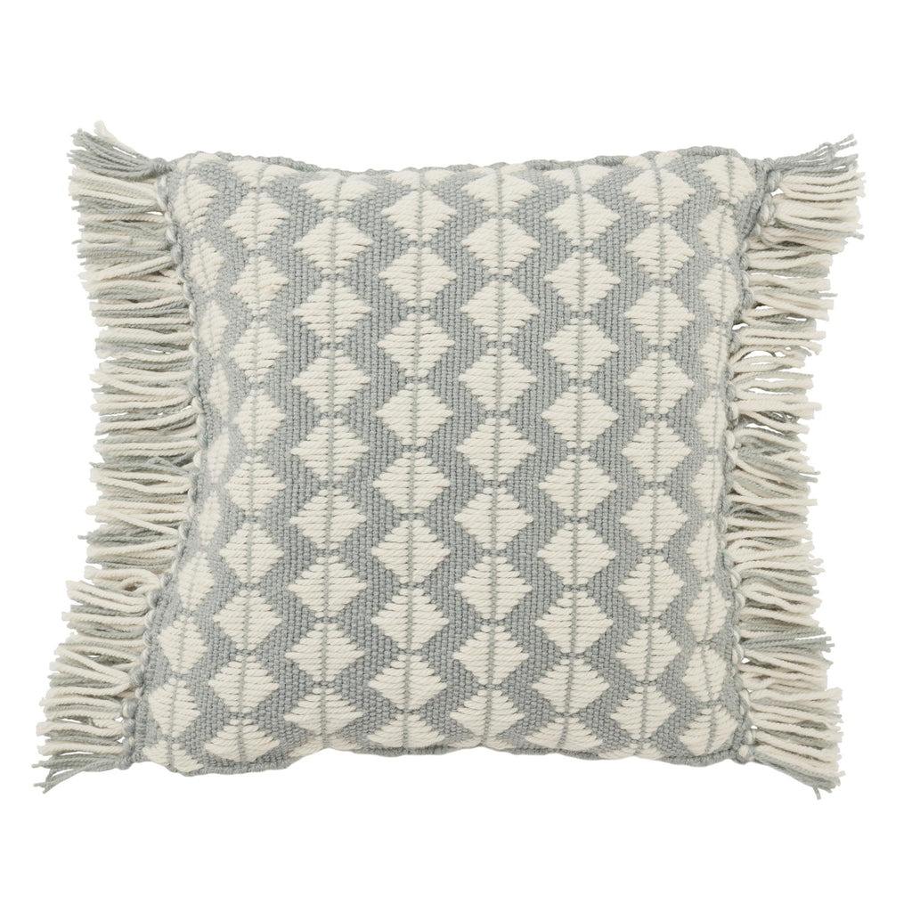 Jaipur Living Chesa Perdita Geometric Light Blue / Ivory 18" x 18" Pillow