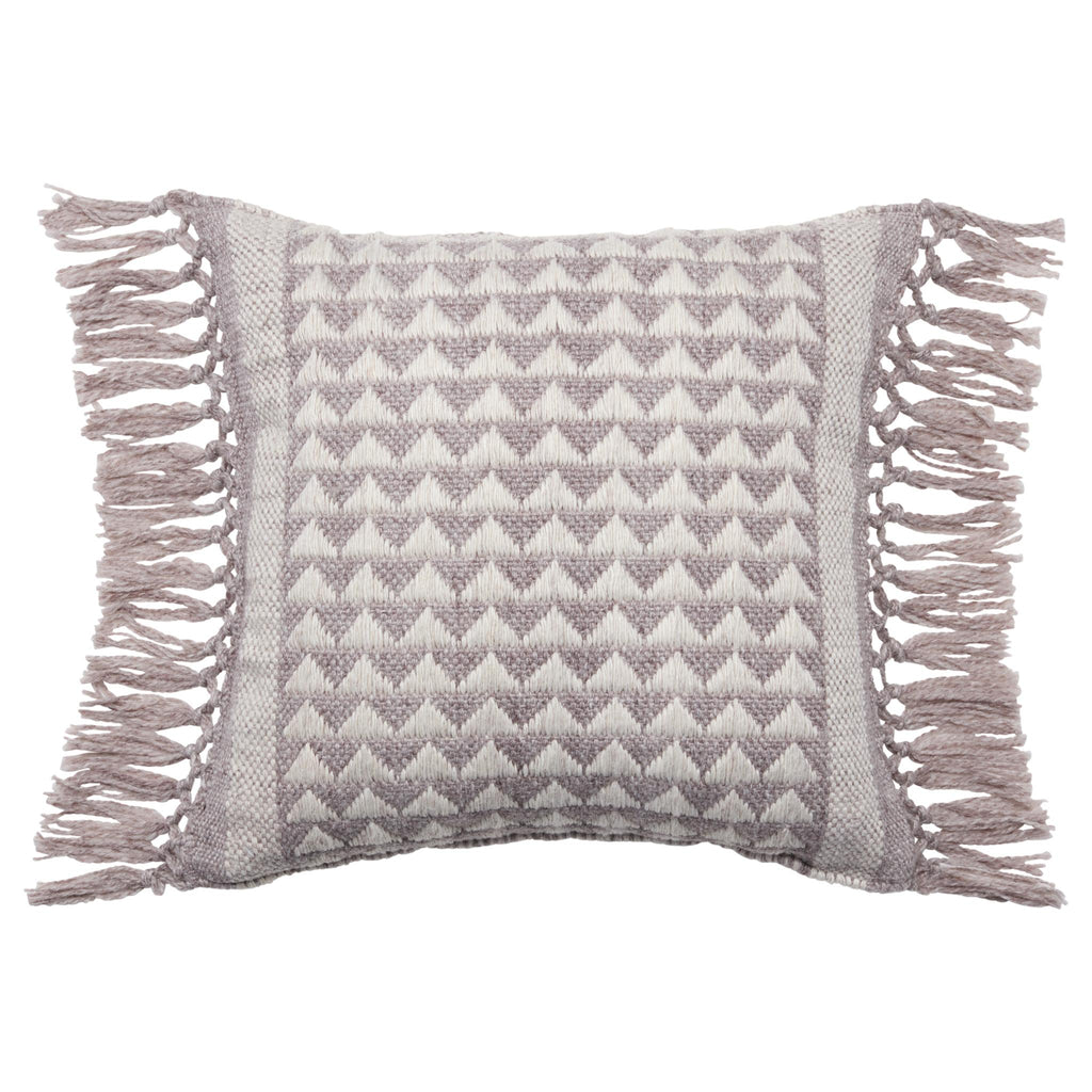 Jaipur Living Liri Edris Geometric Taupe 18" x 18" Pillow