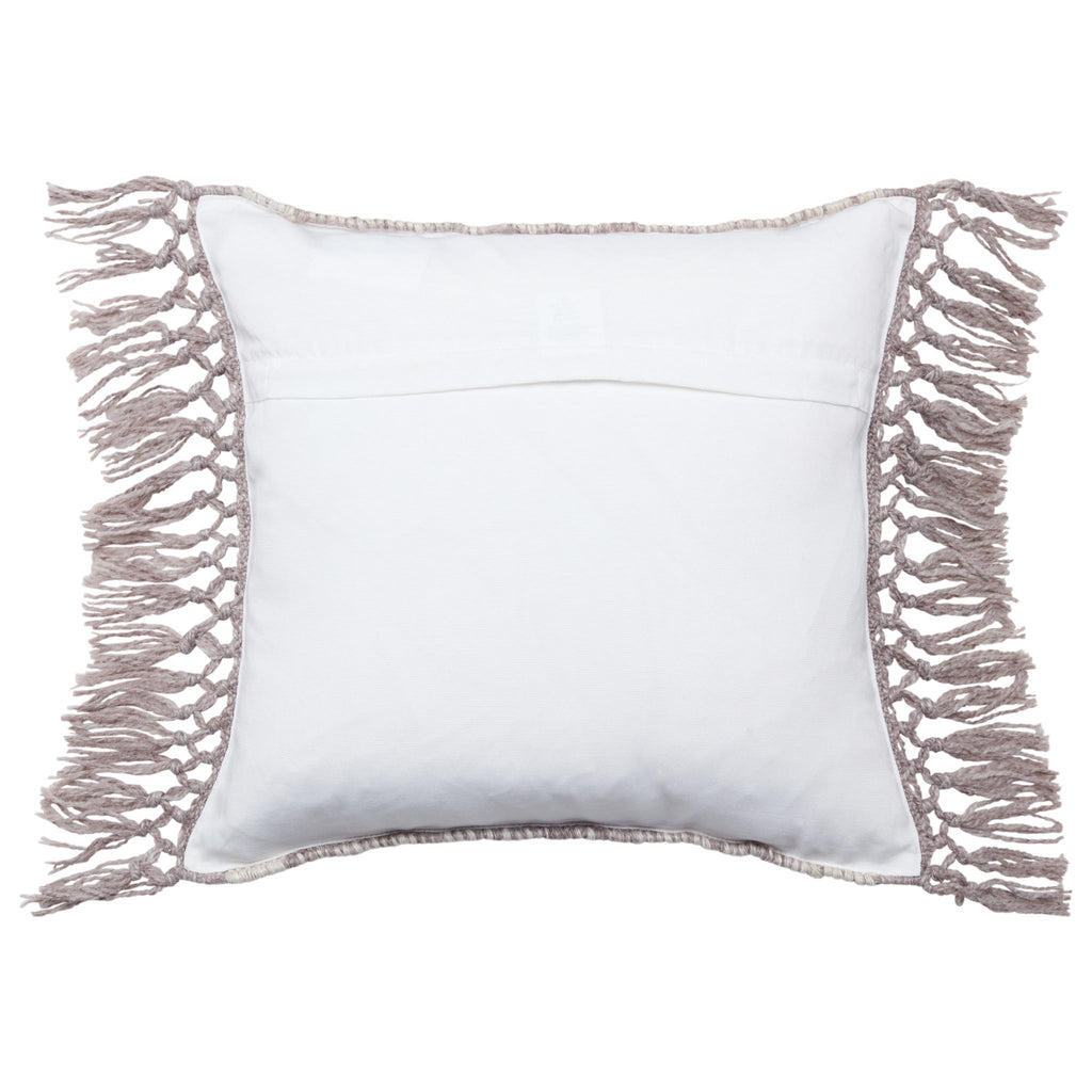 Jaipur Living Liri Edris Geometric Taupe 18" x 18" Pillow