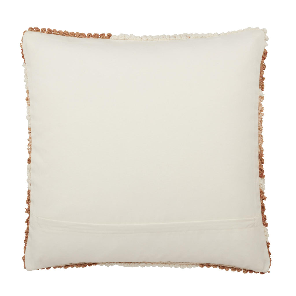 Jaipur Living Nazka Hasani Abstract Tan / White 22" x 22" Pillow