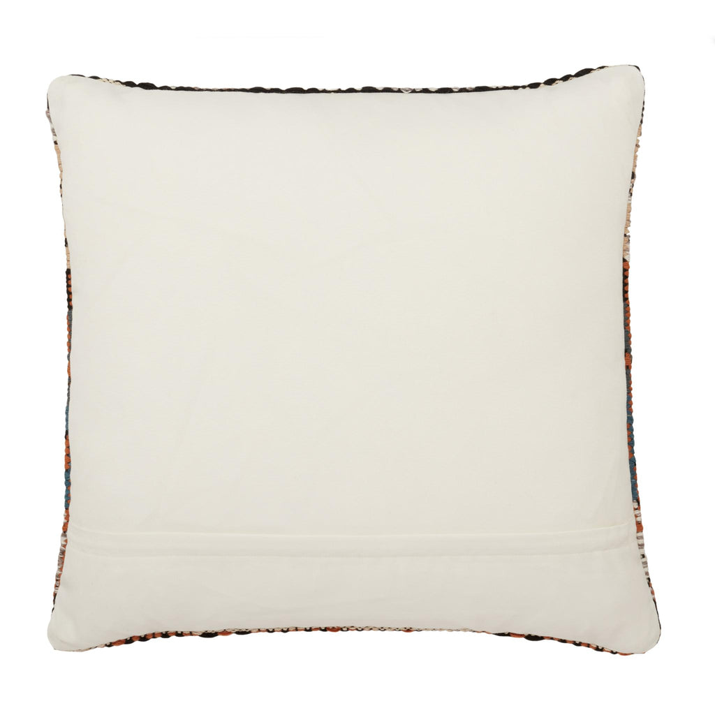 Jaipur Living Nazka Zyan Trellis Orange / Blue 22" x 22" Pillow