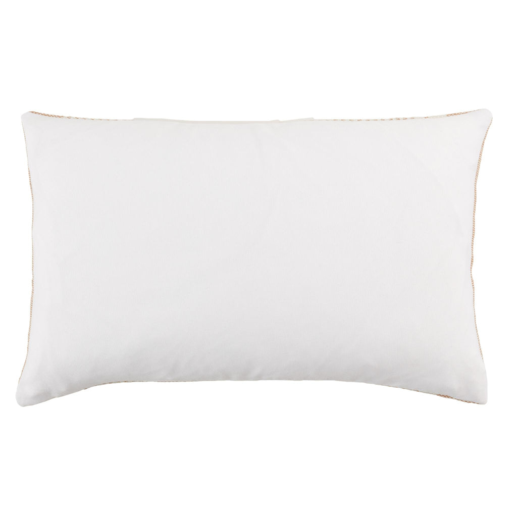 Jaipur Living Acapulco Carinda Stripes Tan / Ivory 13" x 21" Pillow