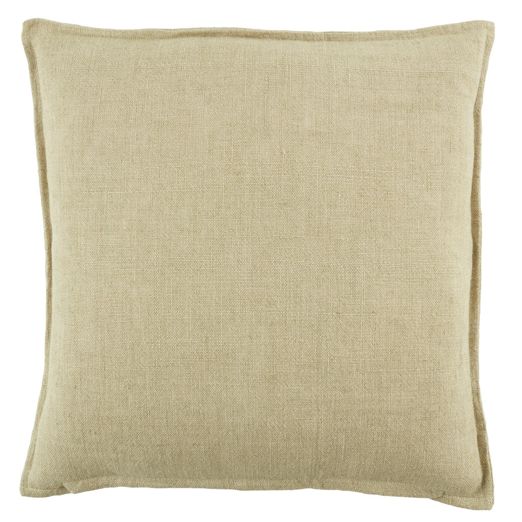 Jaipur Living Burbank Blanche Solid Light Beige 22" x 22" Pillow