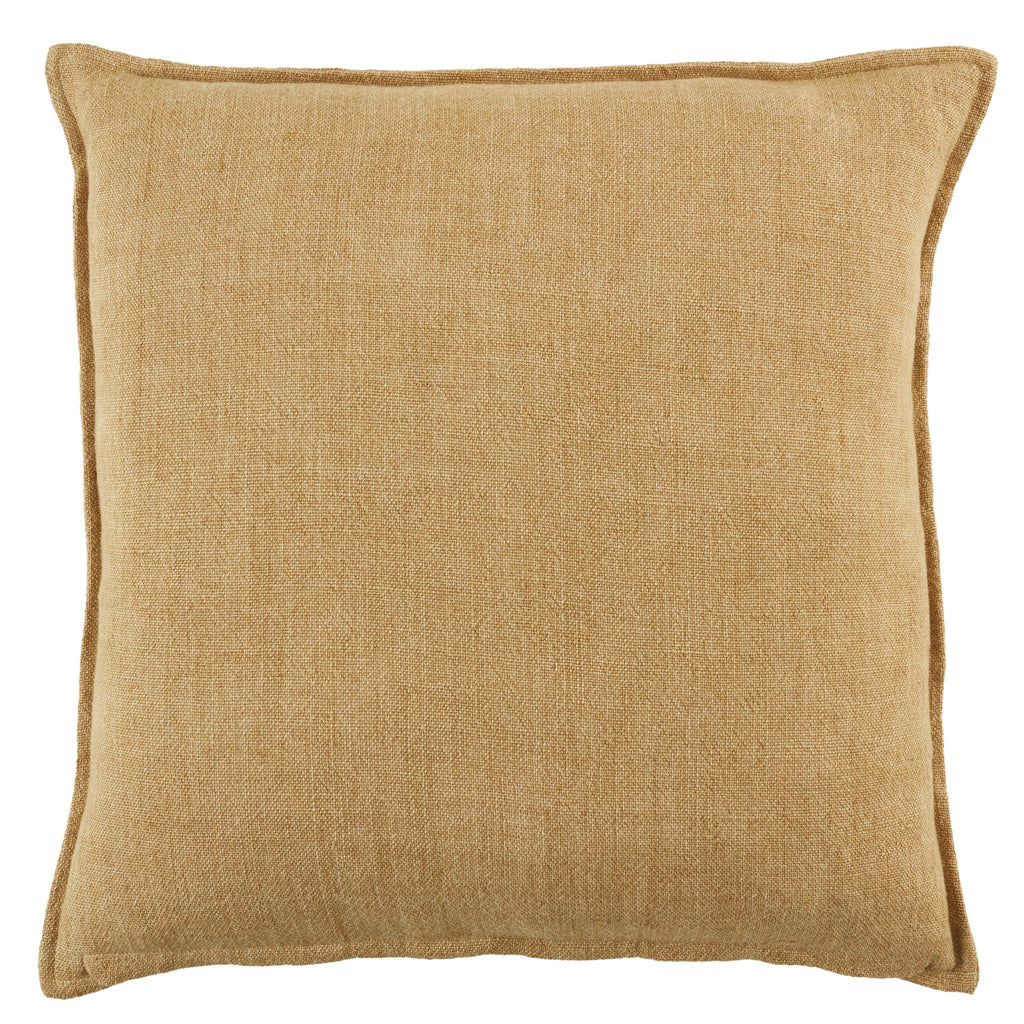 Jaipur Living Burbank Blanche Solid Tan 20" x 20" Pillow