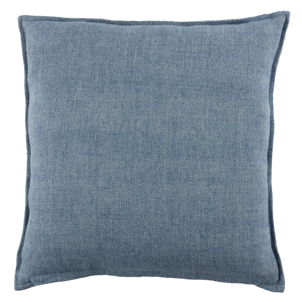 Jaipur Living Burbank Blanche Solid Blue 20" x 20" Pillow