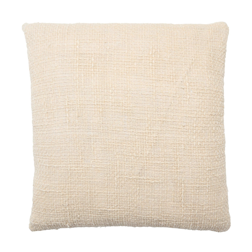 Jaipur Living Klara Tordis Solid Cream 22" x 22" Pillow