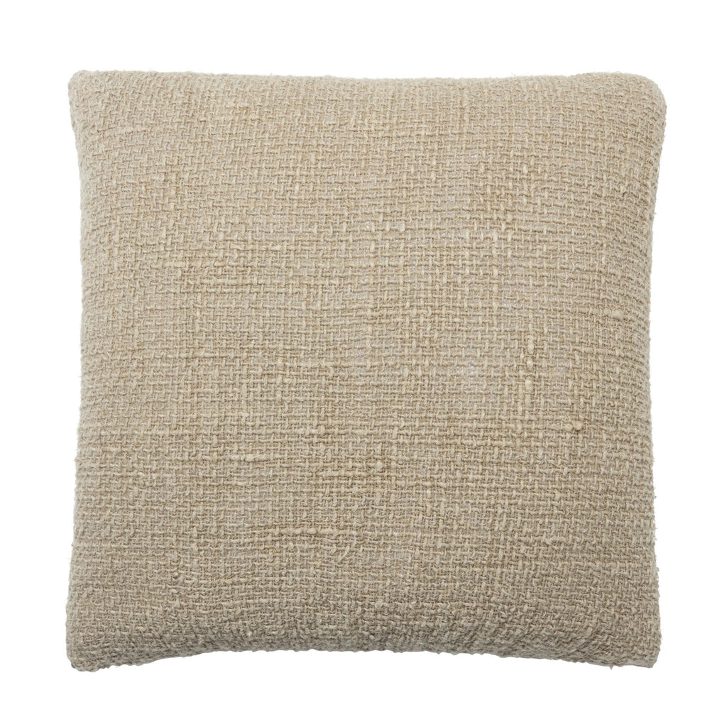 Jaipur Living Klara Tordis Solid Taupe 22" x 22" Pillow