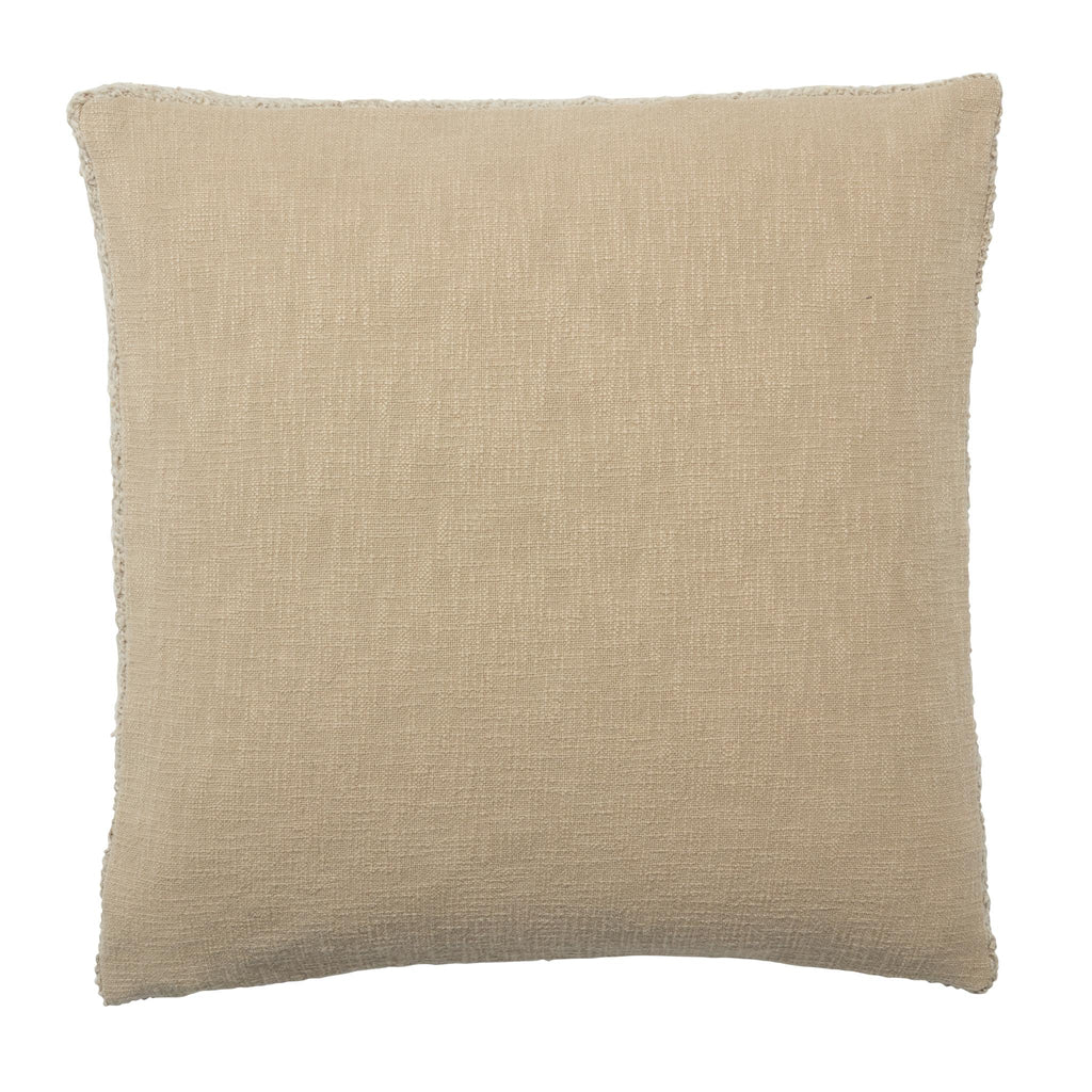 Jaipur Living Klara Tordis Solid Taupe 22" x 22" Pillow