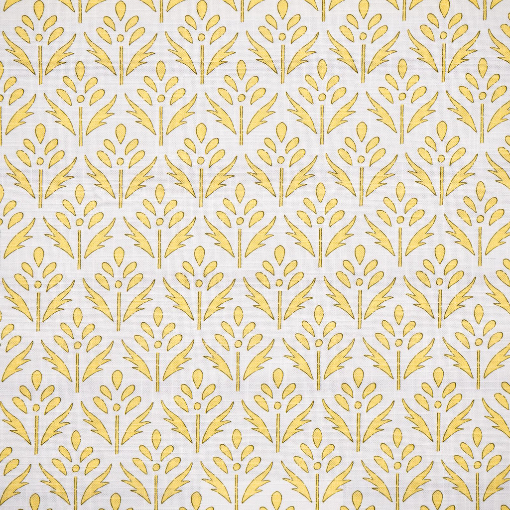 Maxwell FLORAISON #619 LEMON Drapery Fabric