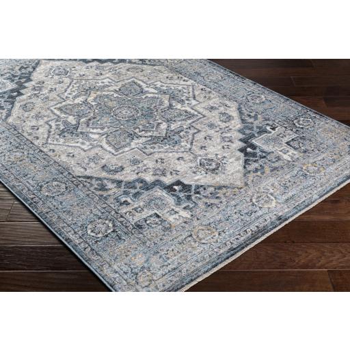 Surya Babel BAB-2300 Black Charcoal 7'10" x 10' Rug