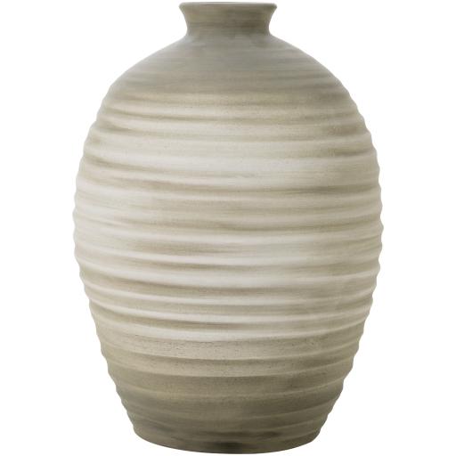 Surya Botija BTJ-001 Gray 16"H x 10"W x 10"D Vase