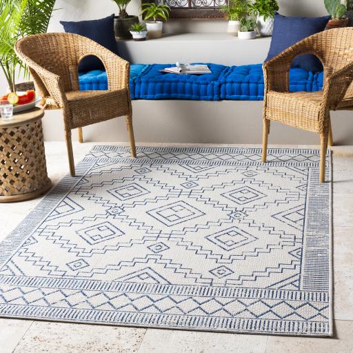 Surya Eagean EAG-2343 Blue Light Blue 5'3" x 7'7" Rug