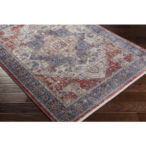 Surya Eclipse EPE-2301 Dark Blue Light Gray 6'7" x 9'6" Rug