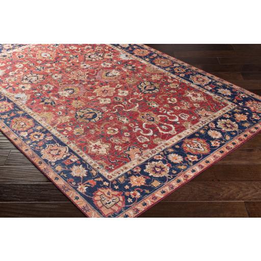 Surya Iris IRS-2340 Beige Dark Blue 7'6" x 9'6" Rug