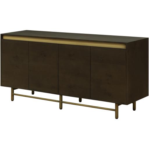 Surya Molander MLDR-002 Brown Metallic - Brass 30"H x 64"W x 18"D Cabinet