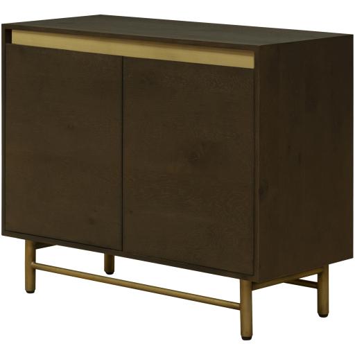 Surya Molander MLDR-004 Brown Metallic - Brass 32"H x 36"W x 16"D Cabinet