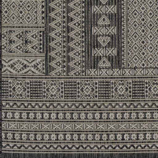 Surya Malibu MBU-2323 Beige Black 5'3" x 7' Rug