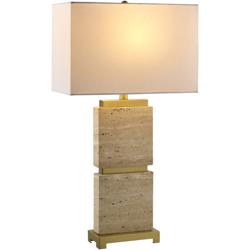 Surya Ponta PNT-002 Metallic - Brass Metallic - Gold 30"H x 8"W x 16"D Lighting