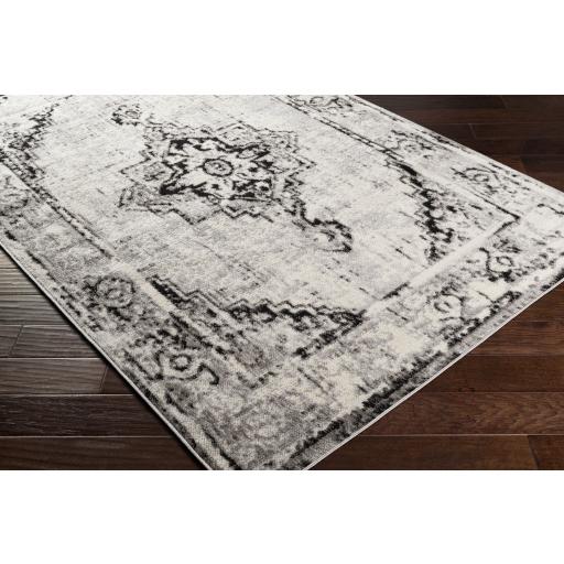 Surya Pisa PSS-2314 Black Charcoal 6'7" x 9' Rug