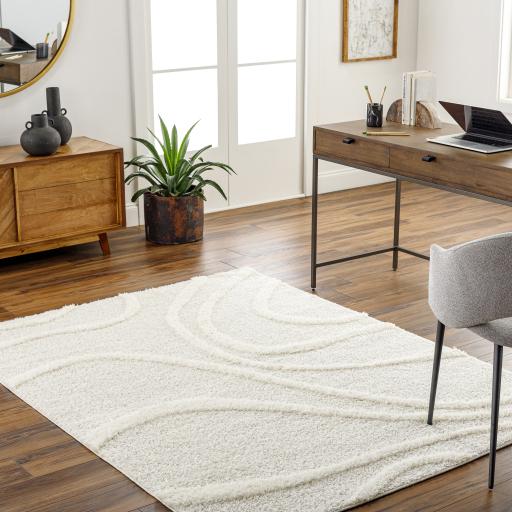 Surya Rodos RDO-2341 Beige White 9' x 12' Rug