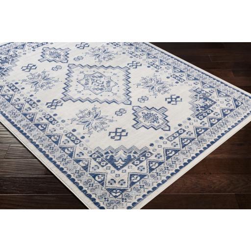 Surya Roma ROM-2320 Charcoal Dark Blue 7'10" x 10' Rug