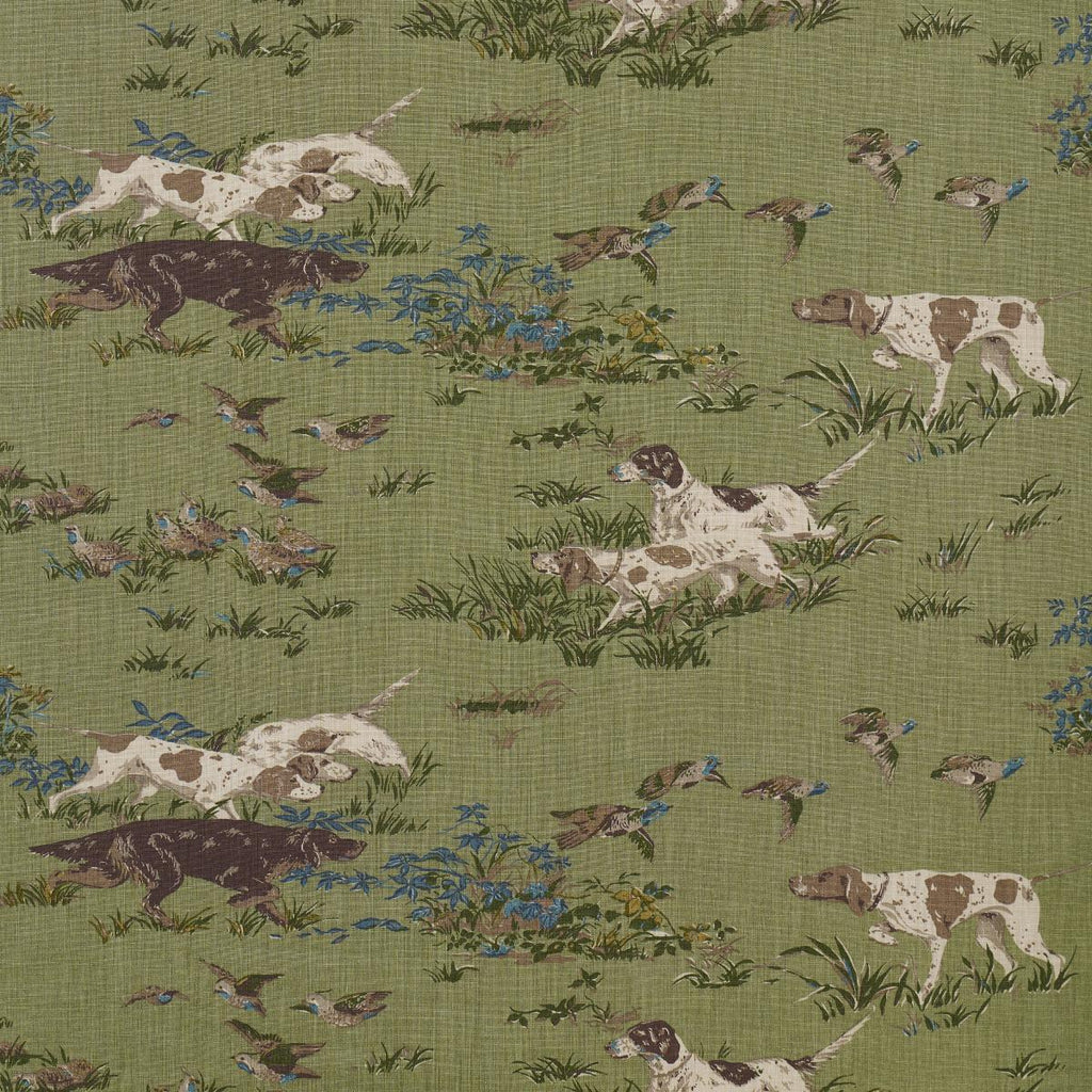 Schumacher Pointers Meadow Fabric