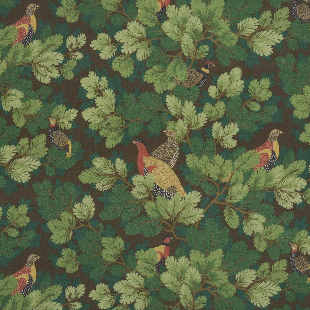 Schumacher Covey Hedge Chestnut Fabric