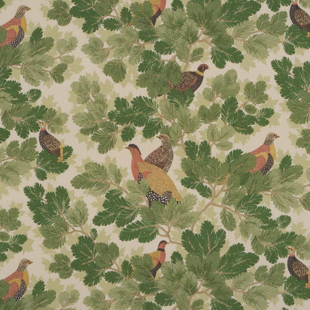 Schumacher Covey Hedge Pine Fabric