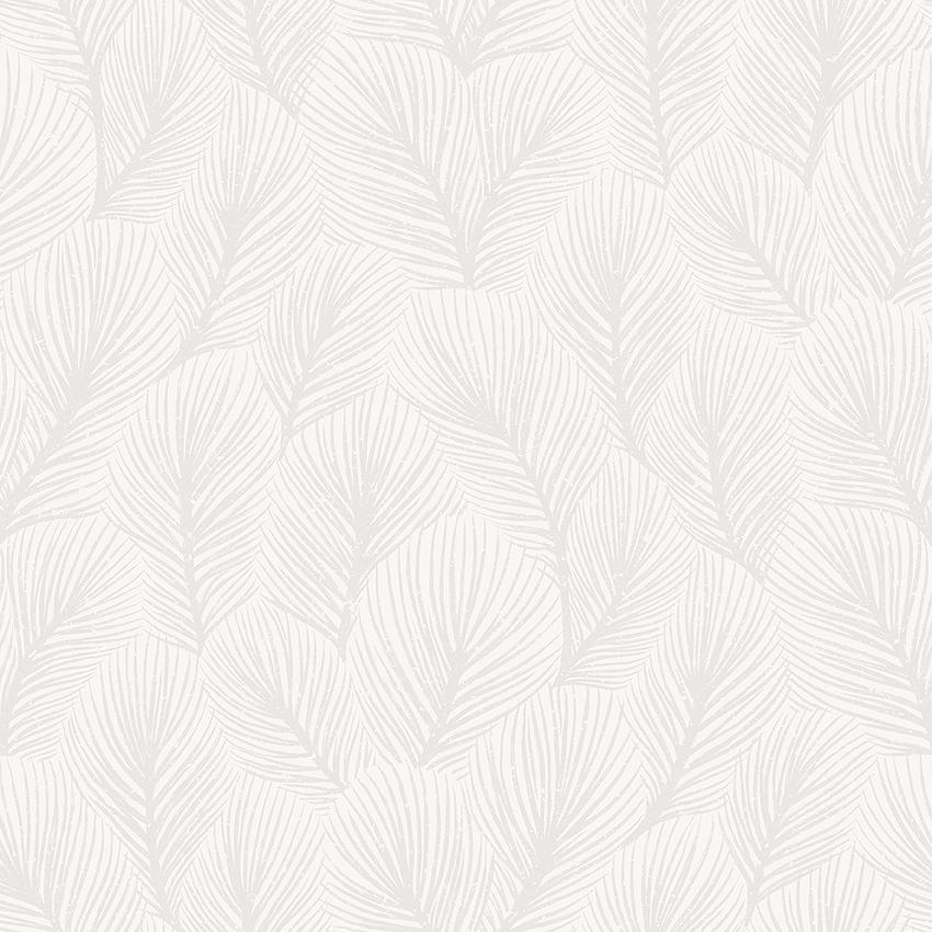 Schumacher Pine Tree Ivory Wallpaper