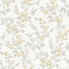 Schumacher Forest Berries Ochre And Ivory Wallpaper