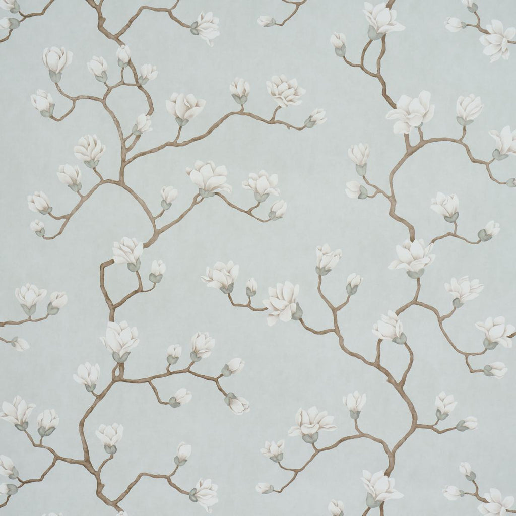 Schumacher Magnolia Tree Dusty Sky Wallpaper