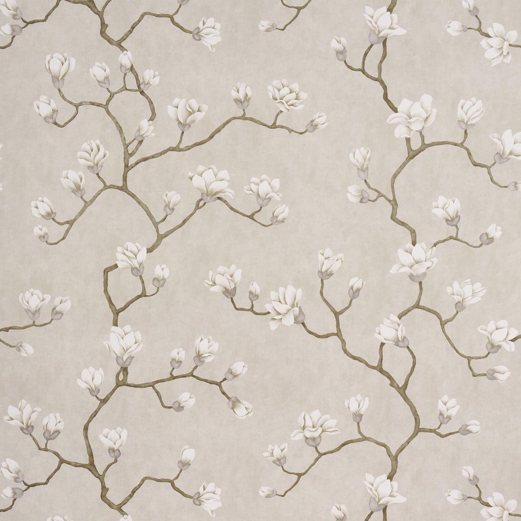 Schumacher Magnolia Tree Grisaille Wallpaper