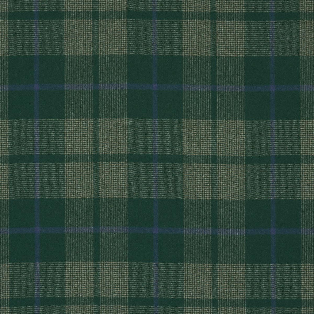 Schumacher Montana Wool Plaid Hunter Fabric