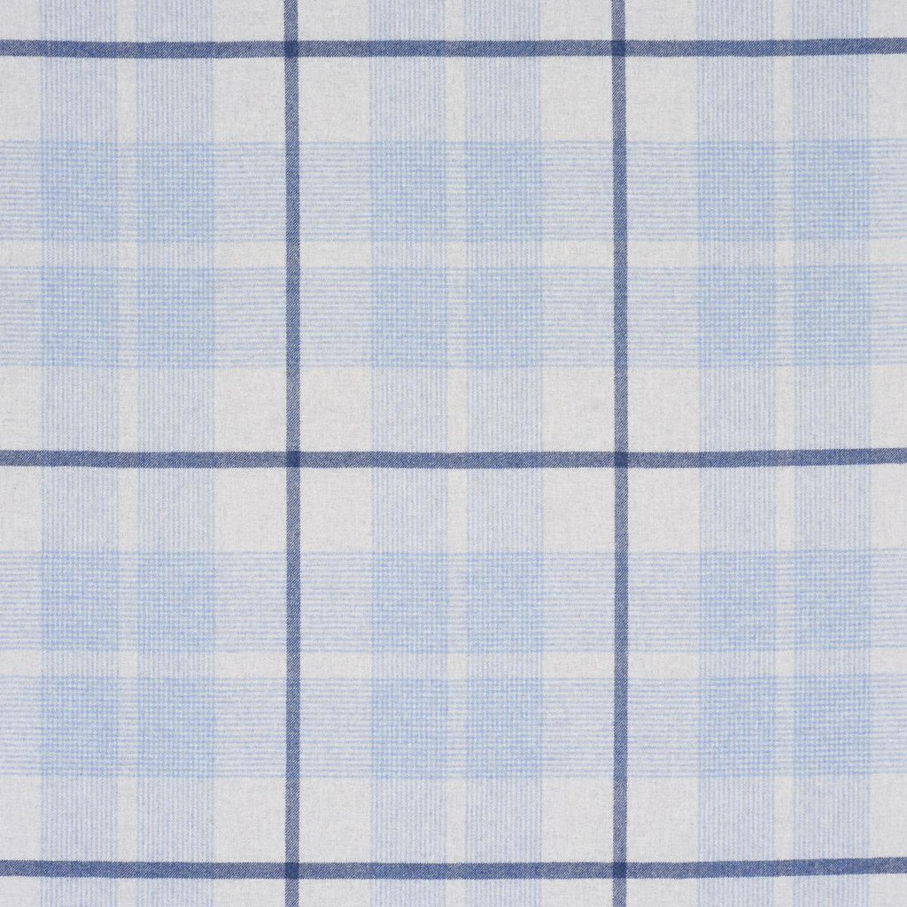 Schumacher Montana Wool Plaid Arctic Fabric