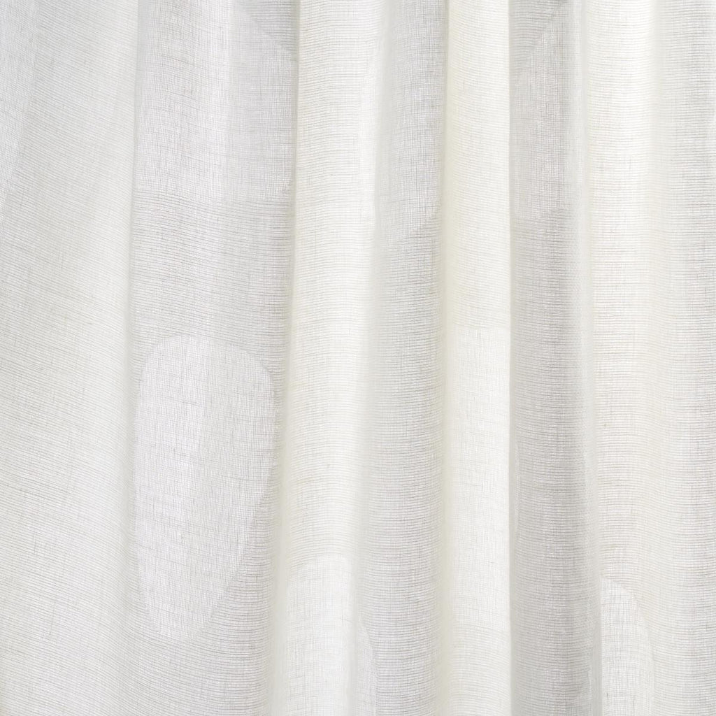 Schumacher Elaine Sheer White Fabric