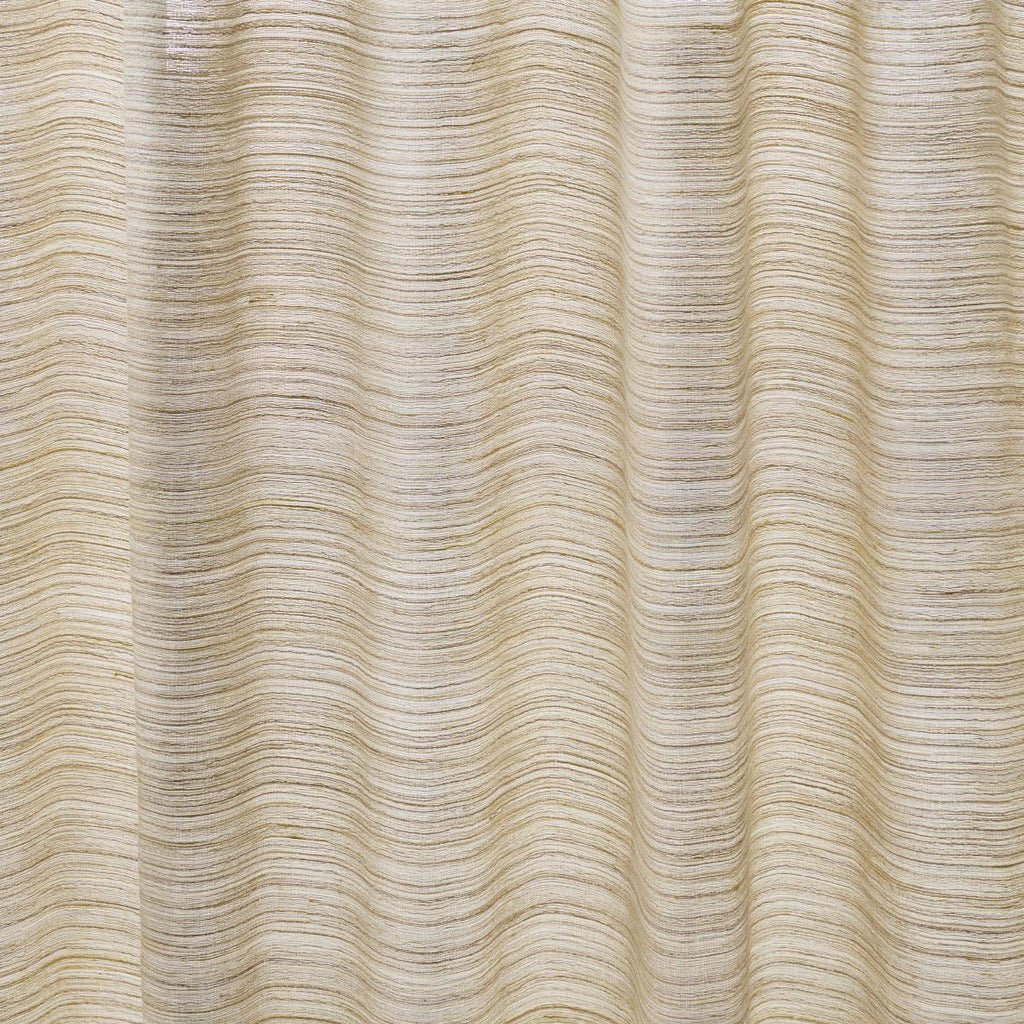 Schumacher Ines Alpaca Linen Sheer Soft Gold Fabric