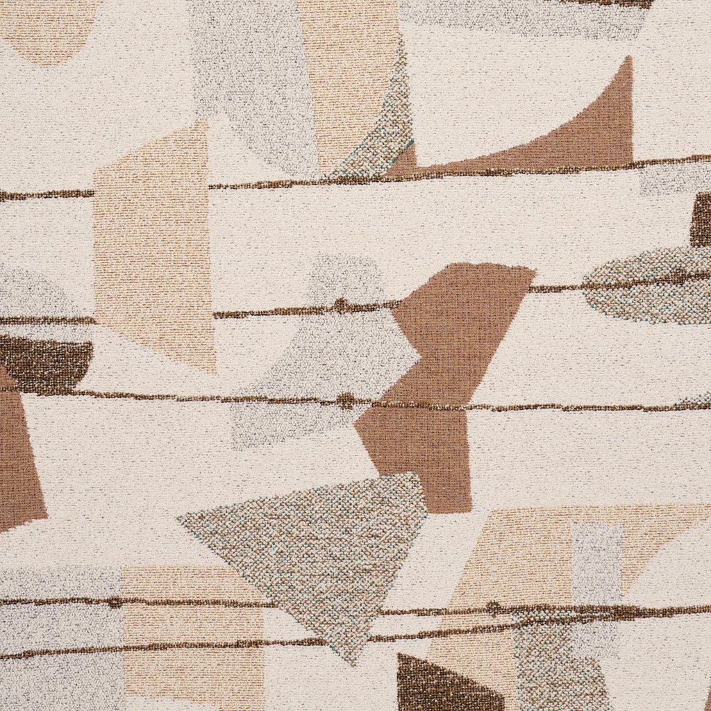 Schumacher Speakeasy Sepia Multi Fabric