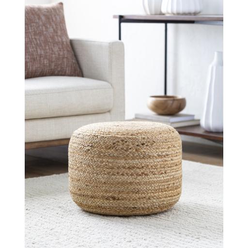 Surya Budapest BPPF-001 14"H x 18"W x 18"D Pouf