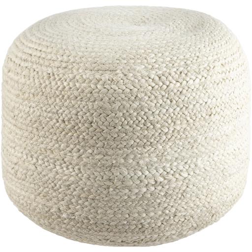 Surya Budapest BPPF-002 14"H x 18"W x 18"D Pouf