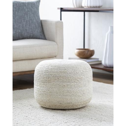 Surya Budapest BPPF-002 14"H x 18"W x 18"D Pouf