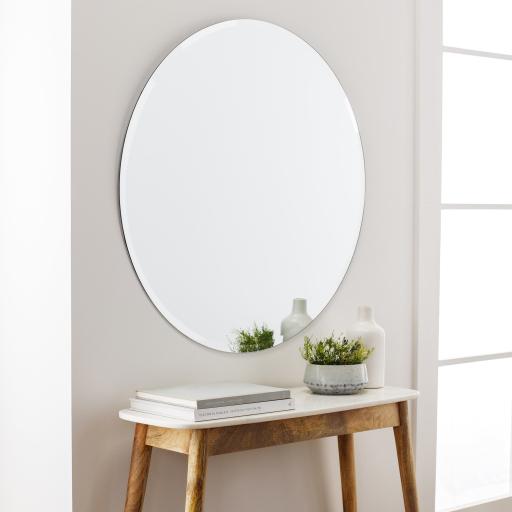 Surya Contour CON-001 18"H x 18"W Mirror